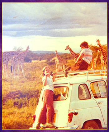 Photo of Katharine in Kenya
